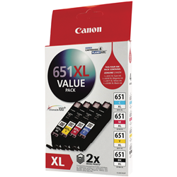 Canon CLI651 XL Value Pack