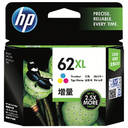 HP 62 XL Tri-colour Ink Cartridges