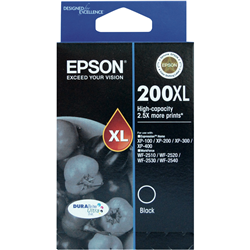 Epson 200 XL DURABrite Black Ink Cartridge