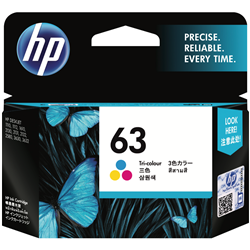 HP 63 Tri-colour Original Ink Cartridge