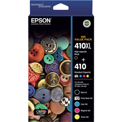 Epson 410XL 5 x colour ink Value Pack