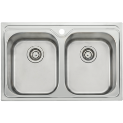 Oliveri Diaz Universal Double Bowl Sink