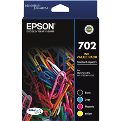 Epson 702 4 Colour DURABrite Ink Pack