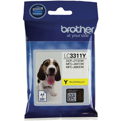 Brother LC3311 Yellow Ink Cartridge