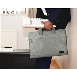 Evol 13.3-14.1 Allure Laptop Briefcase - Grey