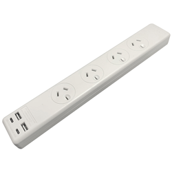 Jackson 4 Way Surgeboard 2x USB & 2x USB-C Ports
