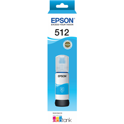 Epson T512 Cyan EcoTank Ink Bottle