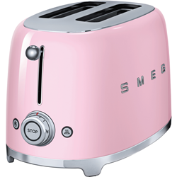Smeg 50's Style 2 Slice Toaster Pink