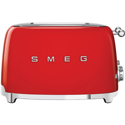 Smeg TOASTER 50's STYLE 4 SLOT RED