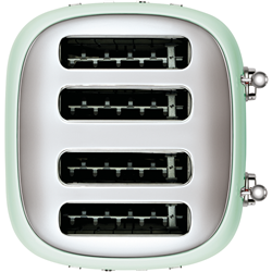 Smeg TOASTER 50's STYLE 4 SLOT PASTEL GREEN