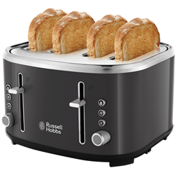 Russell Hobbs Legacy 4 Slice Toaster - Charcoal