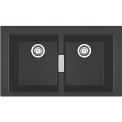 Franke S2D620CB Double Bowl Inset Only Sink Kit