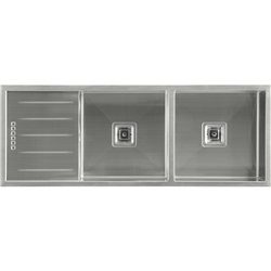 Hafele Squareline Sink G3 Double Bowl and Drainer