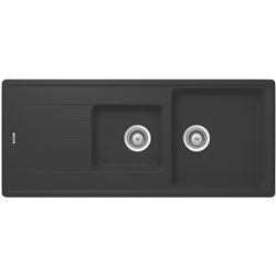 Hafele Quartz Sink G2 1&3/4 with Drainer Onyx