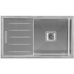 Hafele Squareline Sink G3 Single Bowl and Drainer