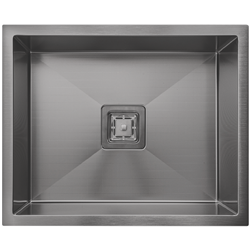 Hafele Squareline Sink G3 Laundry Linen Gunmetal