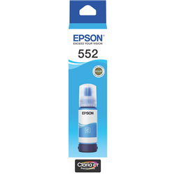 Epson T552 Cyan EcoTank Ink Bottle