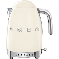 Smeg Cream Variable temperature Kettle 50's Style
