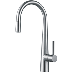 Hafele Mixer Tap Brushed Stainless Steel Pullout Sprayer