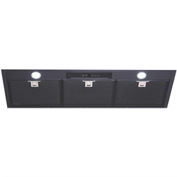 Schweigen 90cm Blk undermount rangehood 1600m3/hr