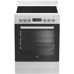 Beko 60cm Electric Upright Cooker White