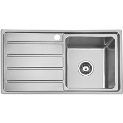 Hafele Squareline Plus Single Bowl Sink With Left Hand Drainer