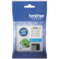 Brother LC432XLC Cyan Ink Cartridge