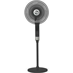 DeLonghi 360 Degree Pedestal Cooling Fan Black