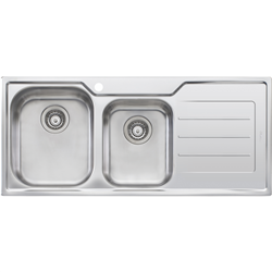 Oliveri Flinders 1 & 3/4 Topmount Sink with Right Hand Drainer