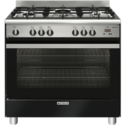 Emilia 90cm Matte Black Gas Freestanding Cooker