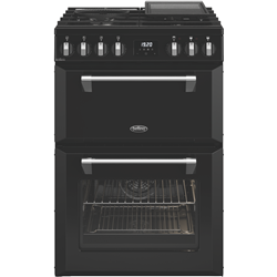 Belling 60cm Mini Richmond Dual Fuel Upright Cooker Black