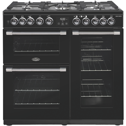 Belling 90cm Dual Fuel Upright Cooker Black