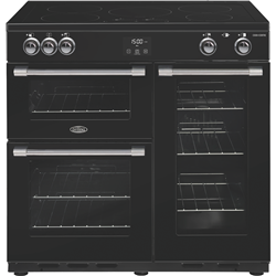 Belling 90cm Induction Upright Cooker Black