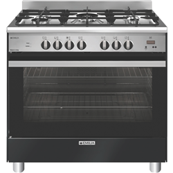 Emilia 90cm Dual Fuel Cooker - Matt Black
