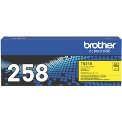 Brother TN258Y Yellow Toner Cartridge