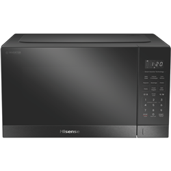 Hisense 34L 1100W Inverter Microwave Dark Stainless Steel