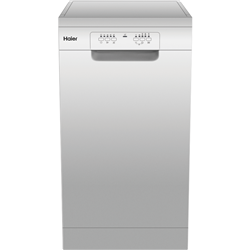 Haier 45cm Compact Freestanding Dishwasher Silver