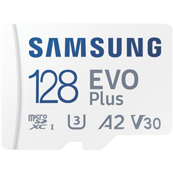 Samsung 128GB Micro SDXC EVO Plus Gen2 Memory Card