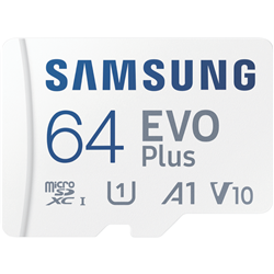 Samsung 64GB Micro SDXC EVO Plus Gen2 Memory Card