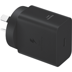 Samsung 45W Power Adaptor and USB-C TO USB-C Cable Black