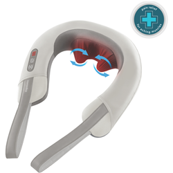 Homedics Shiatsu Neck & Shoulder Massager with Heat - Grey