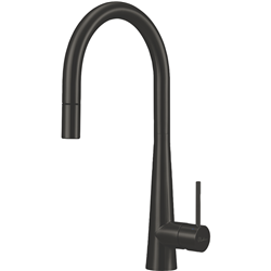 Oliveri Pull Out Goose Neck Black