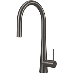 Oliveri Pull Out Goose Neck Gunmetal