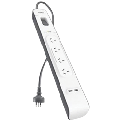 Belkin SurgePro 4-Outlet Surge Protector with Dual USB-A