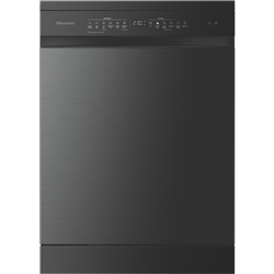 Hisense Freestanding Dishwasher - Black Steel