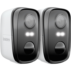Uniden SoloX Pro 2K Outdoor Wireless Spotlight Camera (2 Pack)