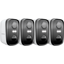 Uniden SoloX Pro 2K Outdoor Wireless Spotlight Camera (4 Pack)