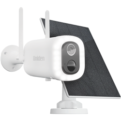 Uniden SoloX 2K Outdoor Bullet Solar Security Spotlight Camera