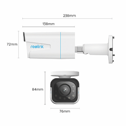 Reolink 4K / 8MP PoE Security Camera with 5 x Zoom