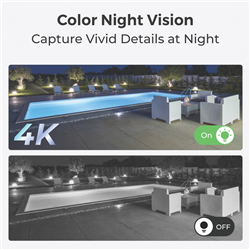 Reolink 4K Wireless Security 4 Camera System with Solar